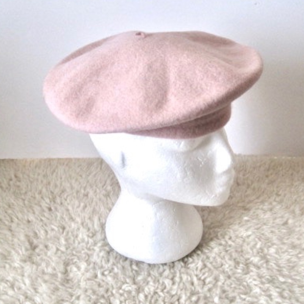 Vintage Burberry Wool French Beret Hat